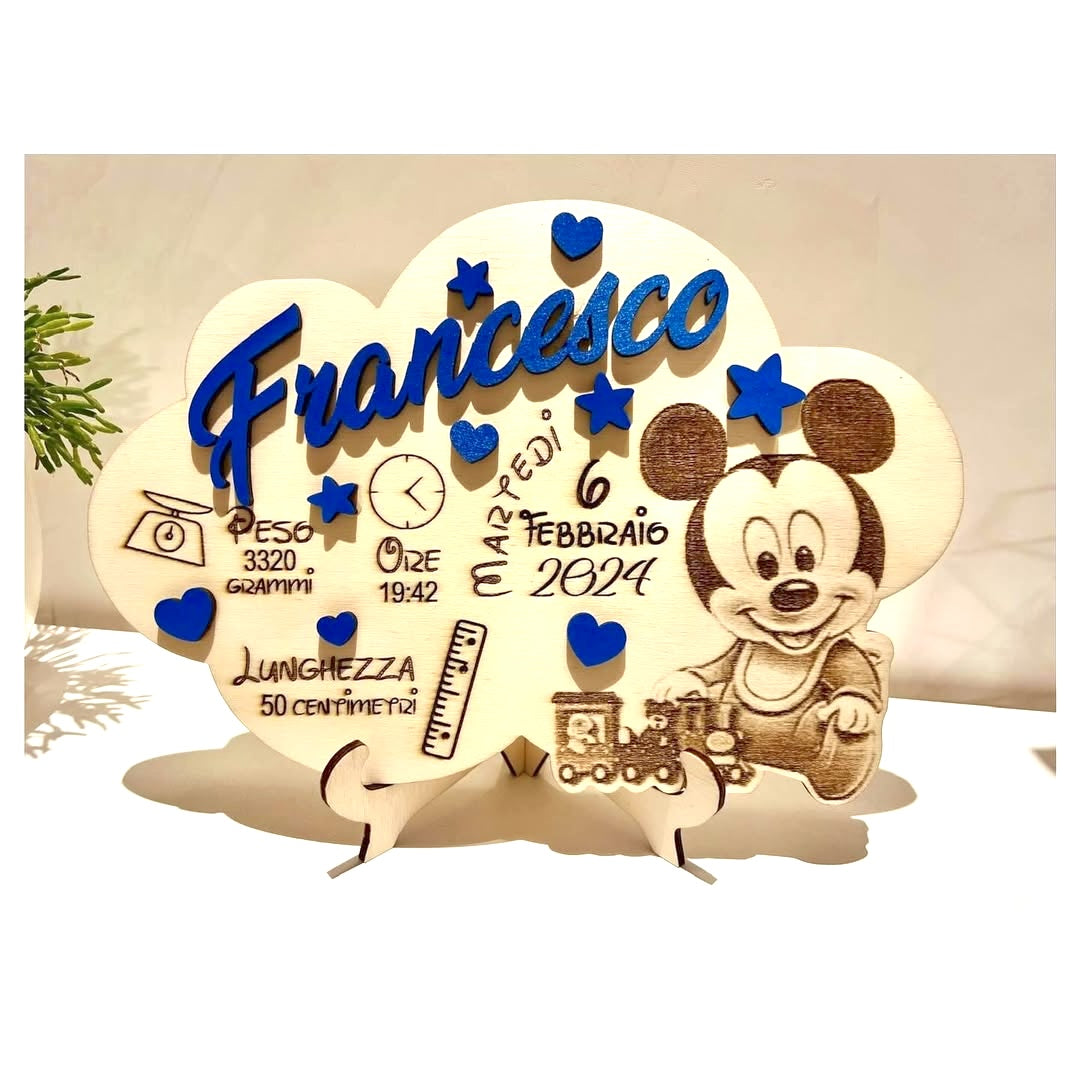 Nuvola dei Ricordi – Nascita Personalizzata